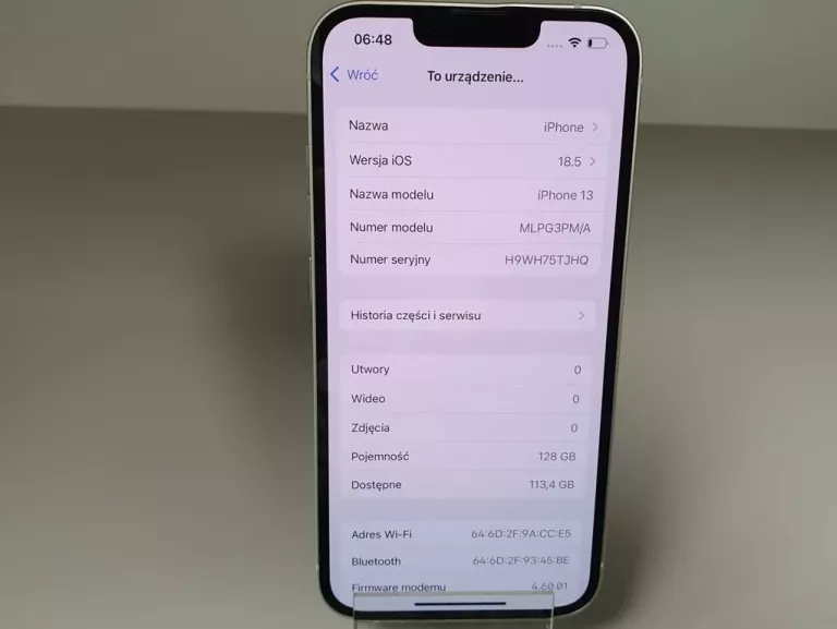 TELEFON IPHONE 13 128/77%