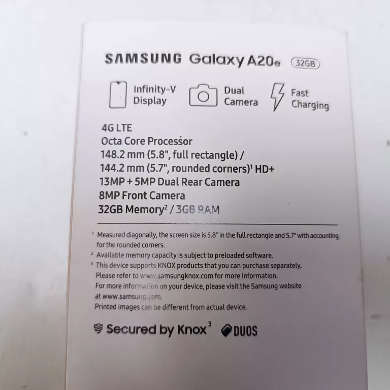 TELEFON SAMSUNG A20E
