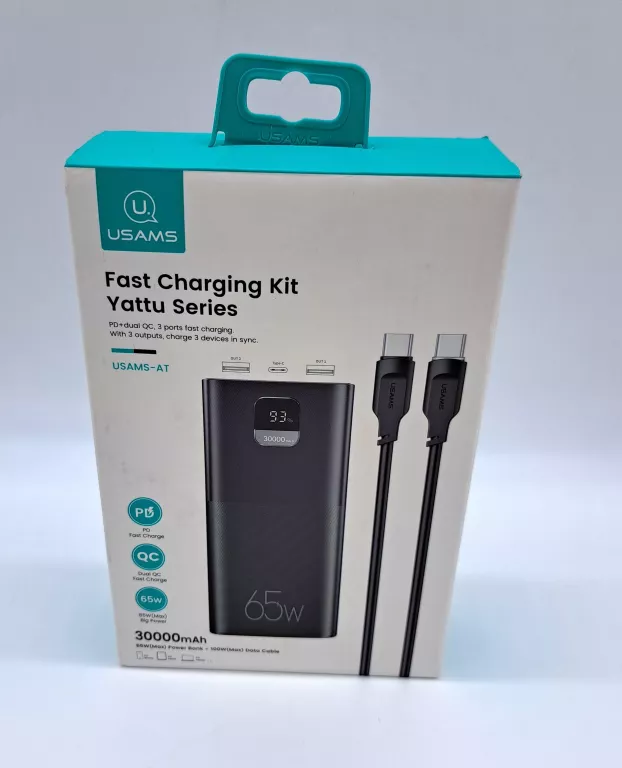 POWERBANK USAMS US-CD185 30000 MAH 65W