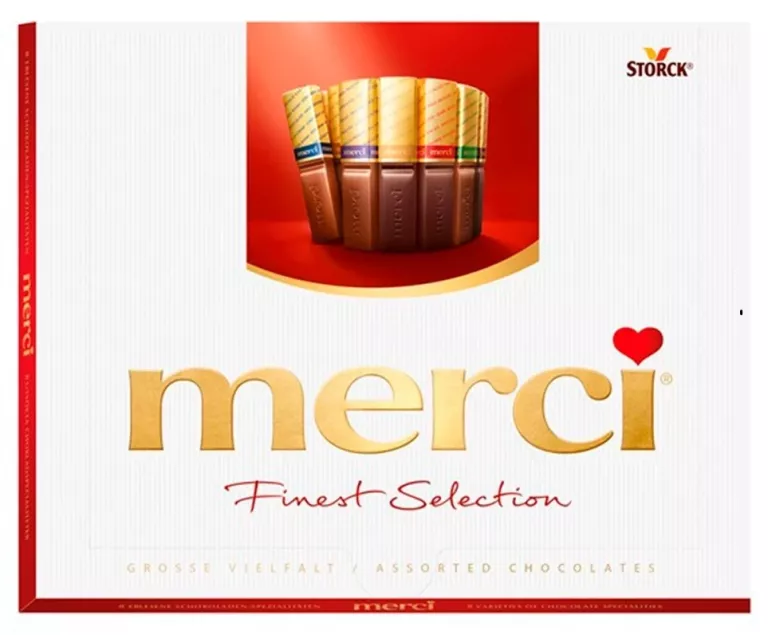 CZEKOLADKI MERCI FINEST SELECTION 250 G