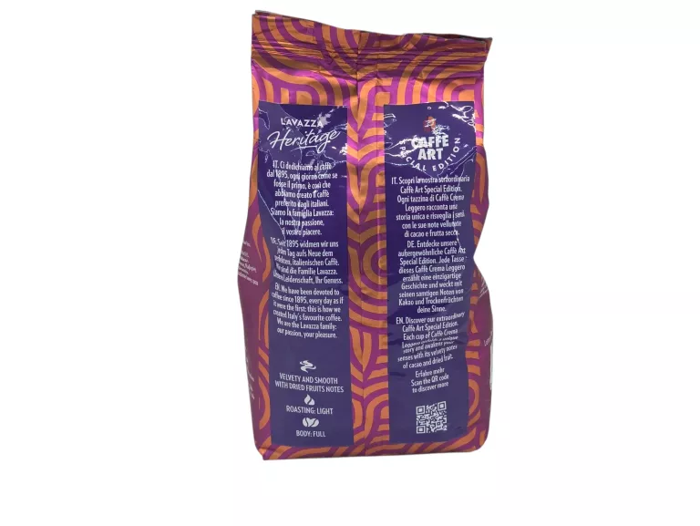 KAWA ZIARNISTA LAVAZZA CAFE CREMA LEGGERO 1000G