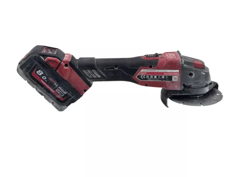 SZLIFIERKA KĄTOWA AKUMULATOROWA MILWAUKEE M18 FSAG125XB + AKU 8.0AH