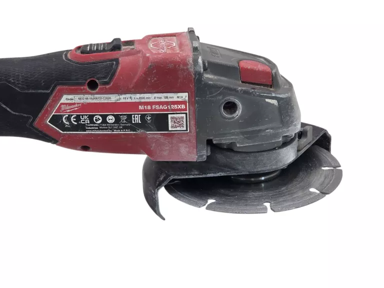 SZLIFIERKA KĄTOWA AKUMULATOROWA MILWAUKEE M18 FSAG125XB + AKU 8.0AH