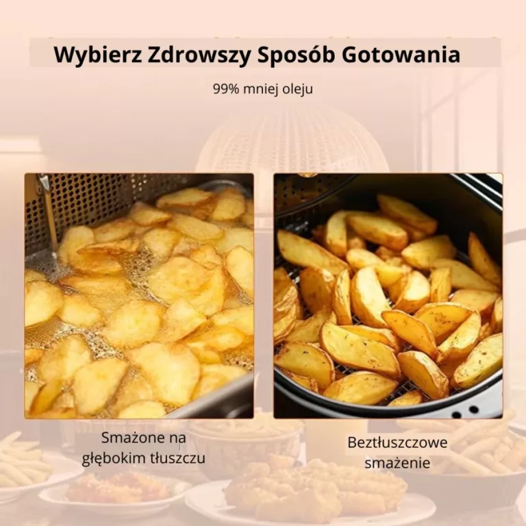 FRYTKOWNICA ADM DOUBLE AIR FRYER – 2 KOSZE 8L