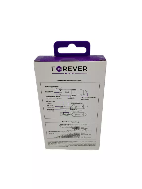 TRANSMITER FM BLUETOOTH FOREVER TR-320