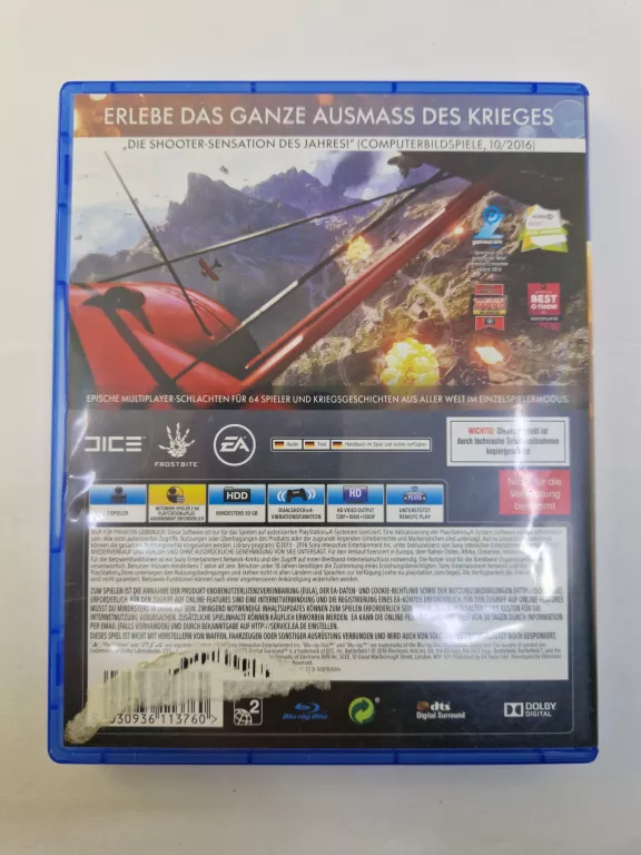 GRA PS4 BATTLEFIELD 1