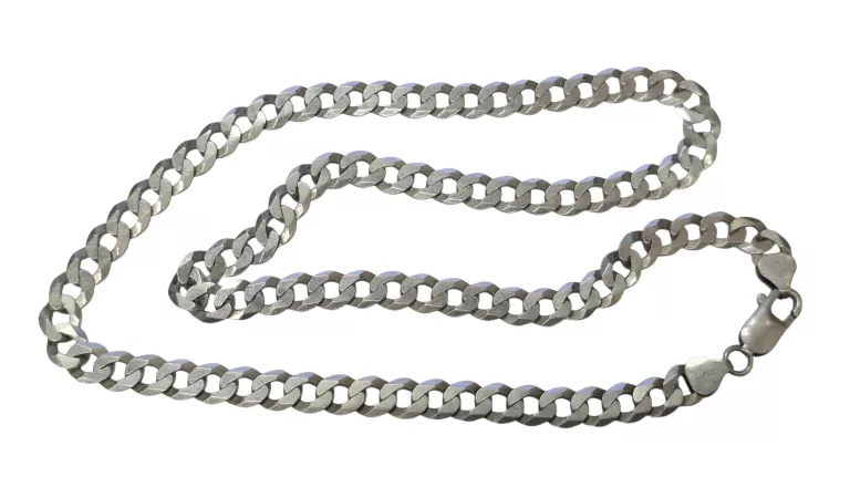 SREBRNY ŁAŃCUSZEK 925 PANCERKA 52CM 26,78G