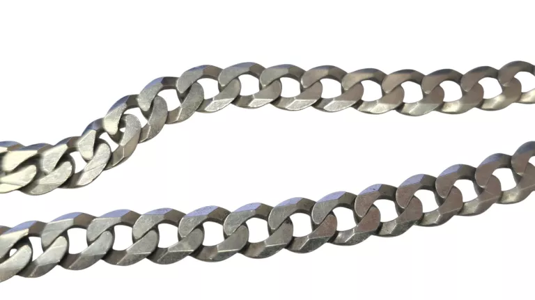 SREBRNY ŁAŃCUSZEK 925 PANCERKA 52CM 26,78G