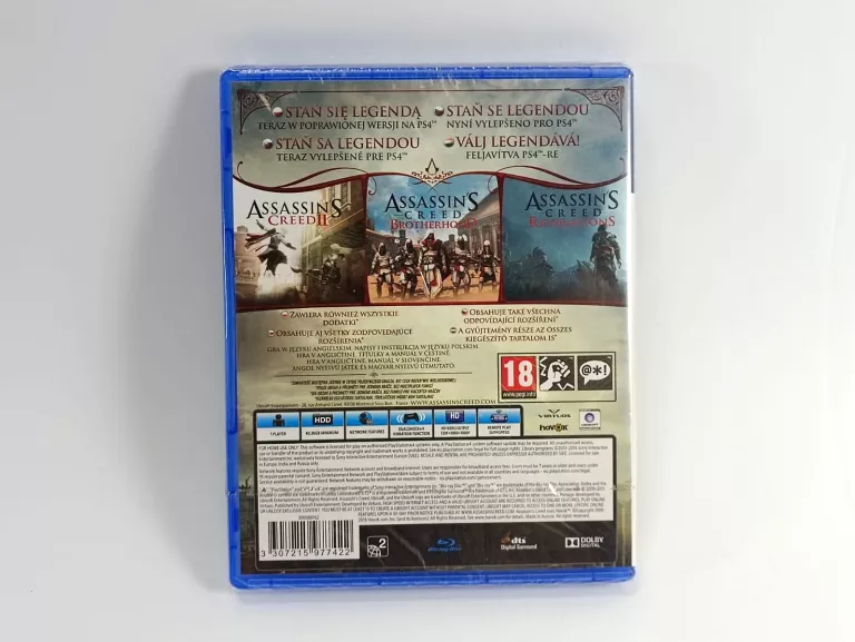 GRA NA KONSOLE PS4 ASSASSIN'S CREED: THE EZIO COLLECTION FOLIA