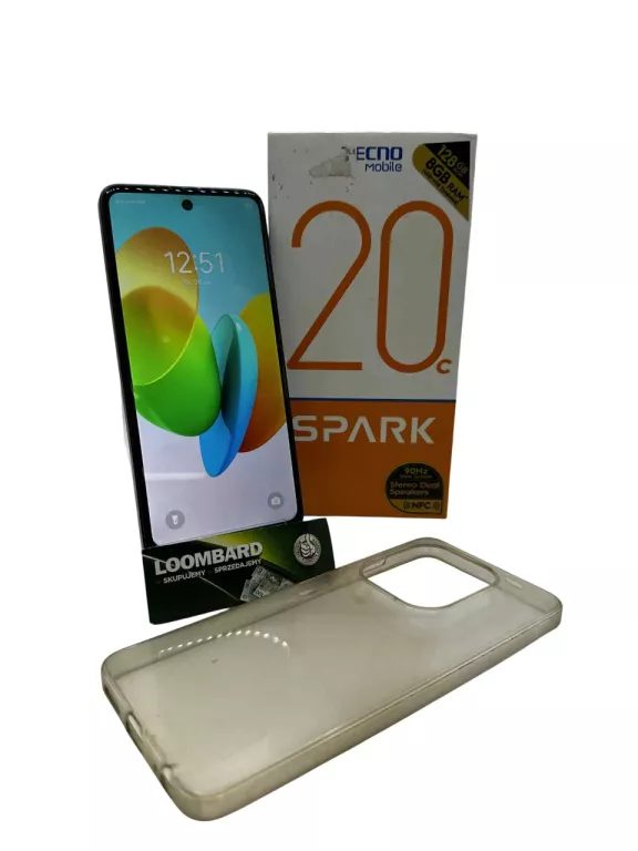 TELEFON TECNO 20C SPARK 4/128 GB KOMPLET