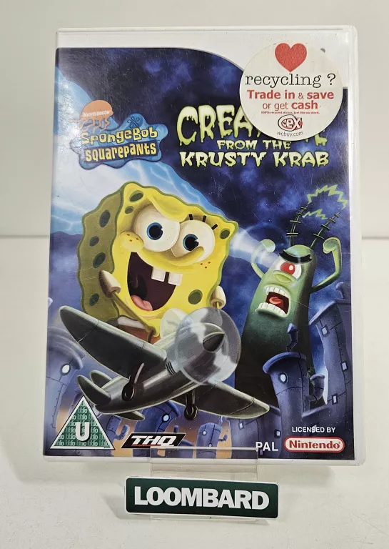GRA NINTENDO WII SPONGEBOB SQUAREPANTS CREATURE FROM THE KRUSTY KRAB