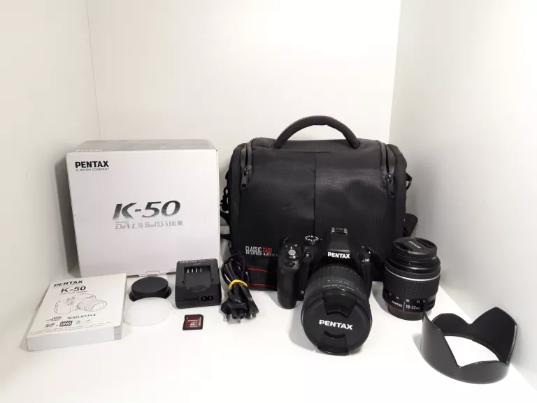 lustrzanka-pentax-k-50-pentax-28-200mm-pentax-18-55mm-akcesoria-plwolnosci-9-10-sj-sycow