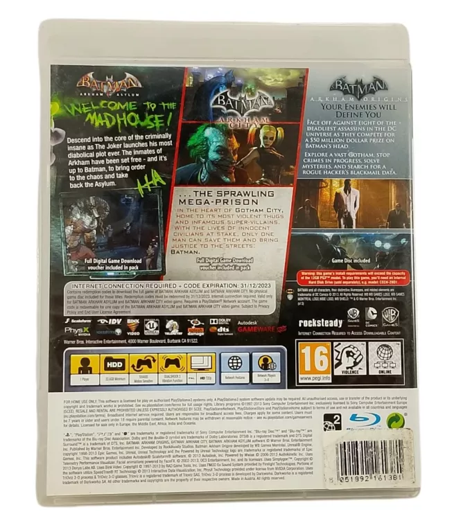 GRA NA PS3 BATMAN COLLECTION
