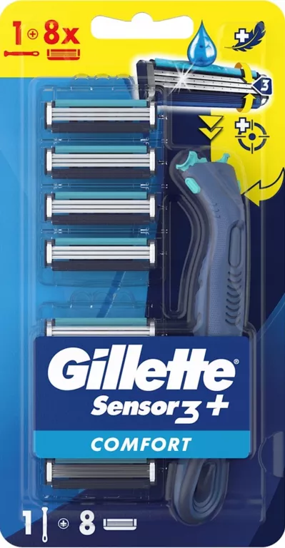 WKŁADY GILLETTE  SENSOR 3+ COMFORT