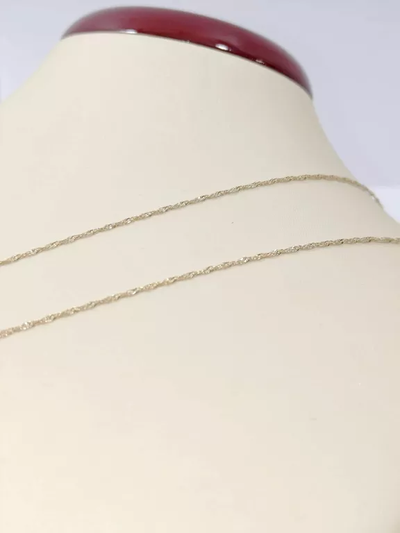 ZŁOTY ŁAŃCUSZEK SINGAPUR 1,47G 585 52CM