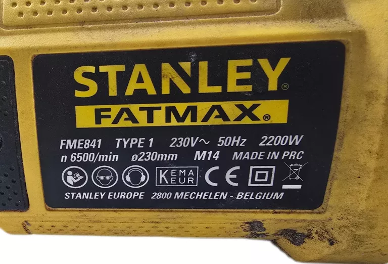 SZLIFIERKA KĄTOWA STANLEY FME841!