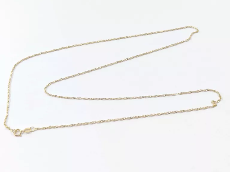 ZŁOTY ŁAŃCUSZEK SINGAPUR 1,47G 585 52CM
