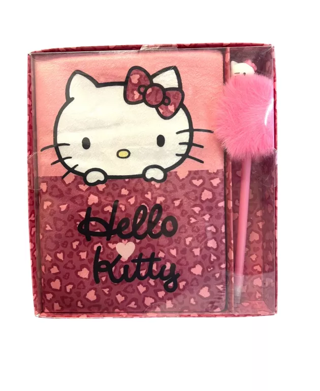 HELLO KITTY NOTATNIK Z DŁUGOPISEM
