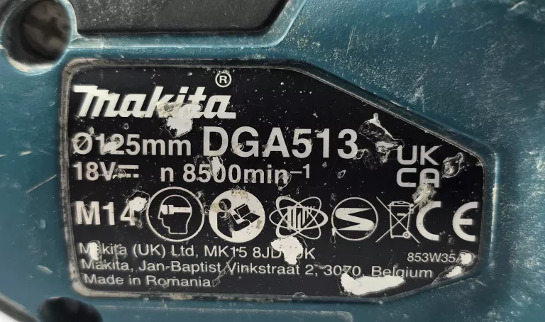 SZLIFIERKA MAKITA DGA513 2021R!