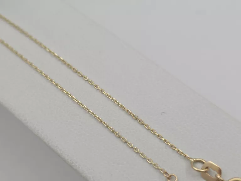 ZŁOTY ŁAŃCUSZEK SPLOT: ANKIER SERCA - 585 14K 45-48CM 2,15G