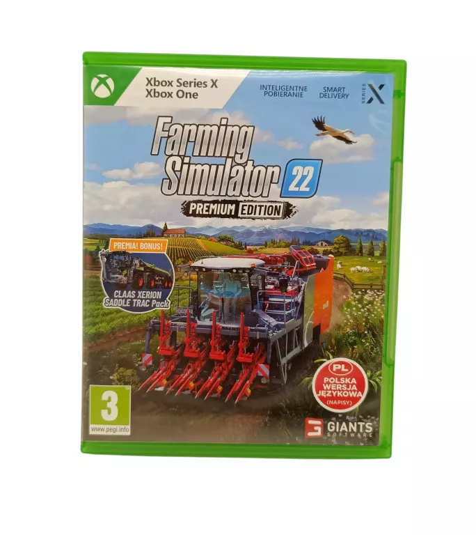 FARMING SIMULATOR 22 PREMIUM EDITION XBOX ONE PUDEŁKOWA