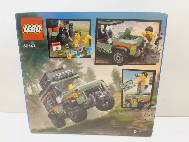 LEGO CITY 60447 GÓRSKA CIĘŻARÓWKA 4X4 TERENÓWKA Z WYCIĄGARKĄ