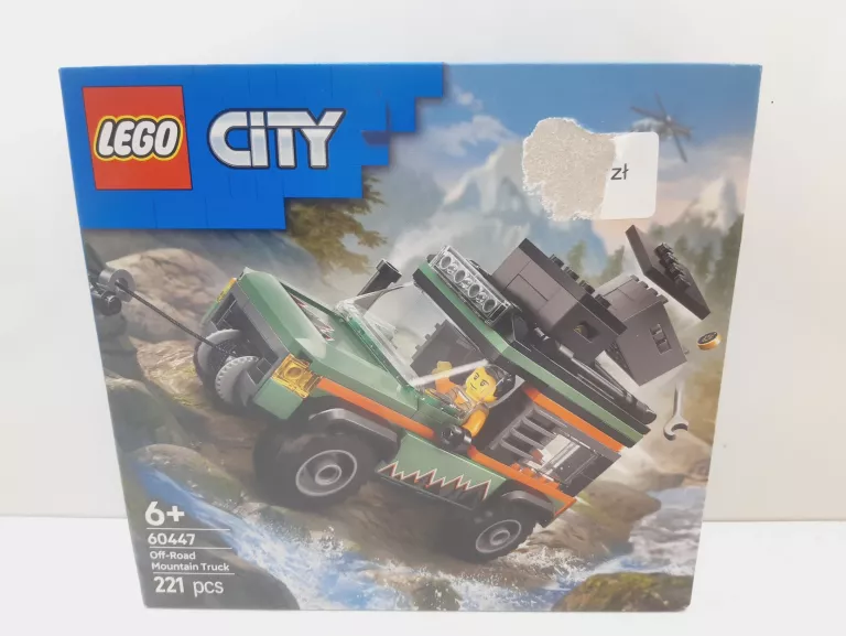 LEGO CITY 60447 GÓRSKA CIĘŻARÓWKA 4X4 TERENÓWKA Z WYCIĄGARKĄ