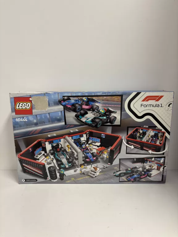 KLOCKI LEGO F1 GARAŻ MERCEDES-AMG I ALPINE LEGO60444