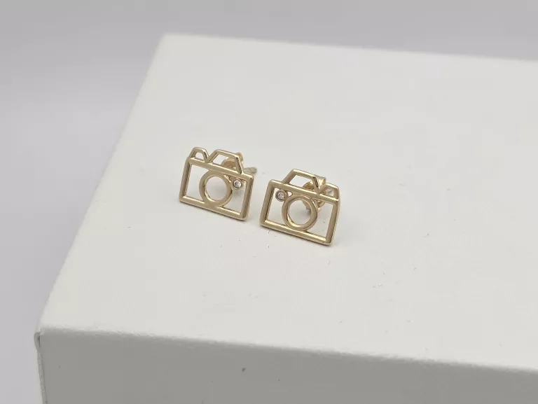 zlote-kolczyki-z-cyrkoniami-aparaty-fotograficzne-585-14k-145g-rodzaj-2205-2