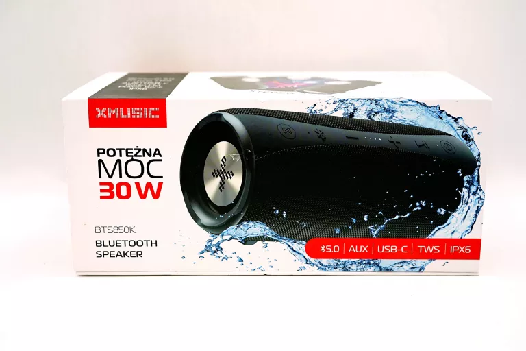 GŁOŚNIK MOBILNY XMUSIC BTS850K CZARNY