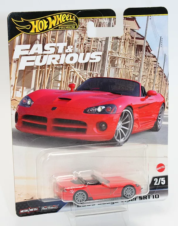 AUTKO HOT WHEELS PREMIUM FAST AND FURIOUS 2003 DODGE VIPER SRT10 (HNW46)
