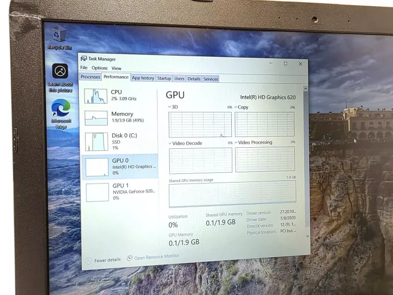 LAPTOP ASUS I5-7TH 4/256 SSD WIN 10 PRO ŁAD