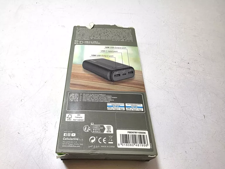 POWERBANK CELLULLARLINE 10000 MAH