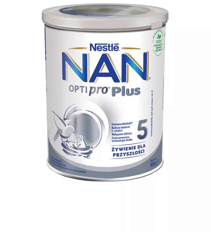 MLEKO NESTLE NAN OPTIPRO 5 PLUS NASTĘPNE 800G