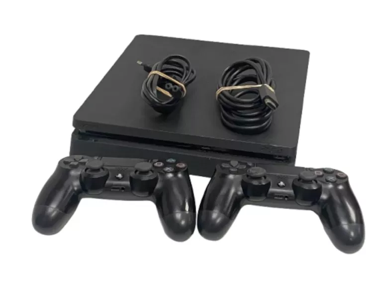 KONSOLA SONY PS4 SLIM 1TB + 2 PADY, KABLE, 1 GRA (FIFA 25)
