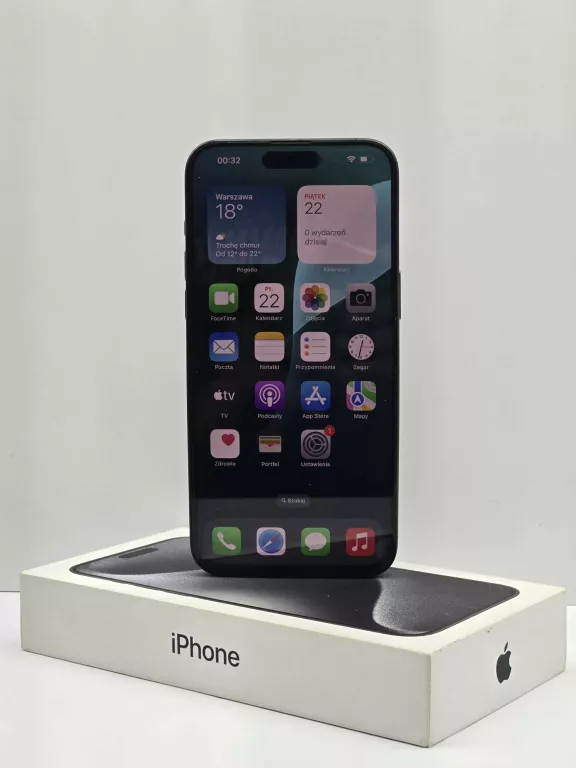 SMARTFON APPLE IPHONE 15 PRO MAX 8/256 GB BAT 100% STAN PERFEKCYJNY !!!