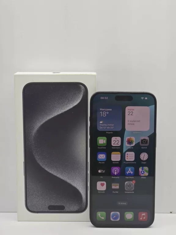 SMARTFON APPLE IPHONE 15 PRO MAX 8/256 GB BAT 100% STAN PERFEKCYJNY !!!