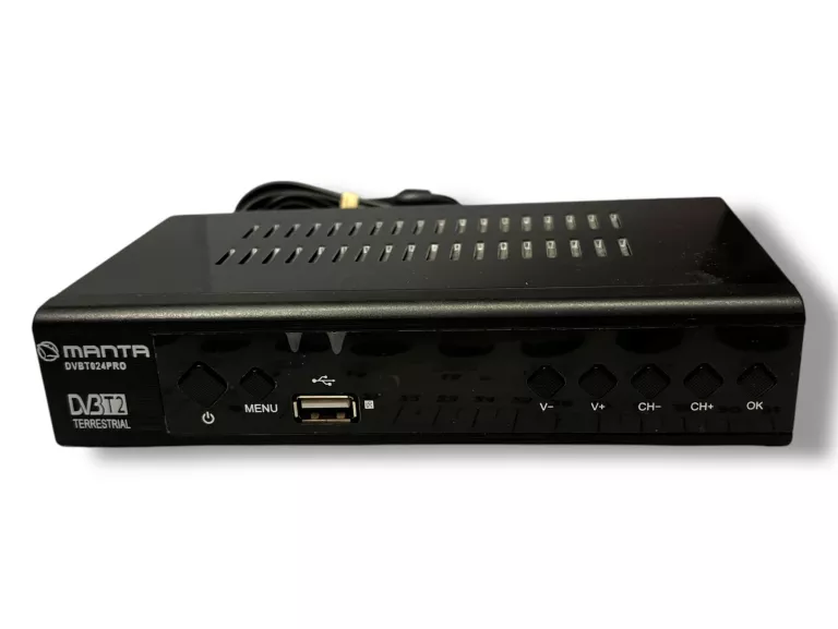 DEKODER MANTA DVBT024PRO DVBT-2 HVEC H.264