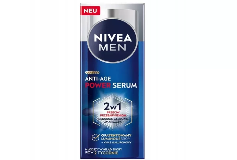 NIVEA MEN ANTI-AGE POWER SERUM SERUM PRZECIW PRZEBARWIENIOM 30ML