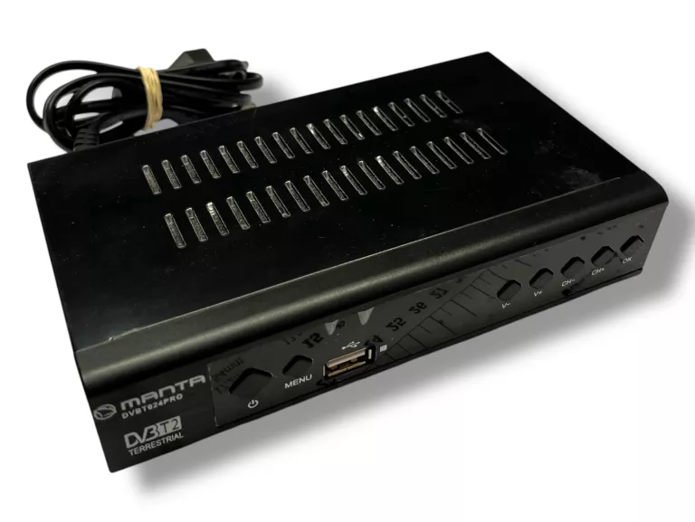 DEKODER MANTA DVBT024PRO DVBT-2 HVEC H.264