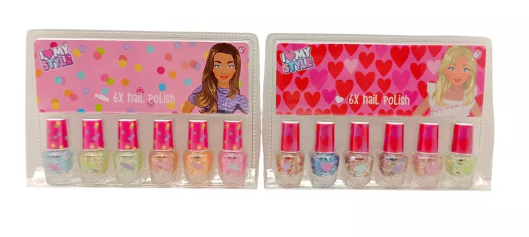 LAKIERY DO MALOWANIA PAZNOKCI DLA DZIECI KOLOROWE I LOVE MY STYLE 6X3,5ML