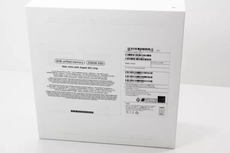 APPLE MAC MINI A2686 M2/8GB RAM/256GB SSD