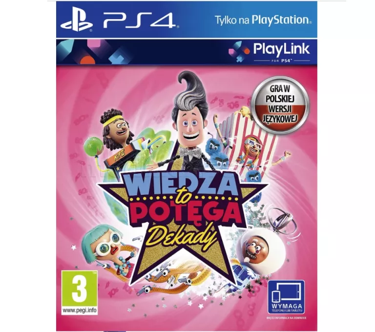 GRA NA PS4 WIEDZA TO POTĘGA DEKADY J. POLSKI ZAFOLIOWANA