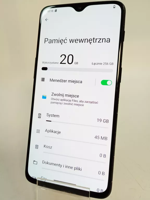 SMARTFON ONEPLUS 6T 8 GB / 256 GB 4G (LTE) CZARNY