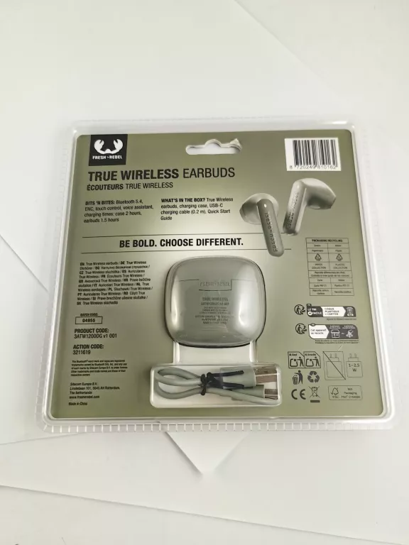 SŁUCHAWKI BLUETOOTH FRESH N REBEL 3ATW1201 ZIELONE