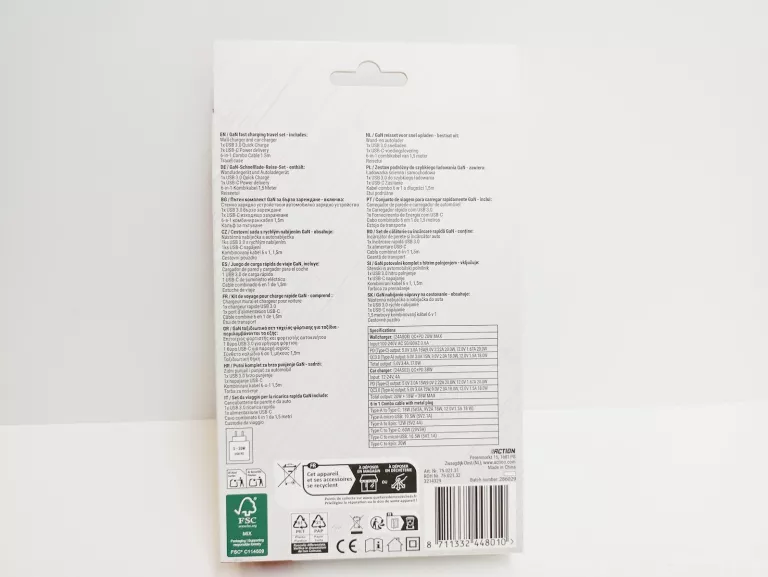 ŁADOWARKA RELOAD GAN TRAVEL CHARGER SET