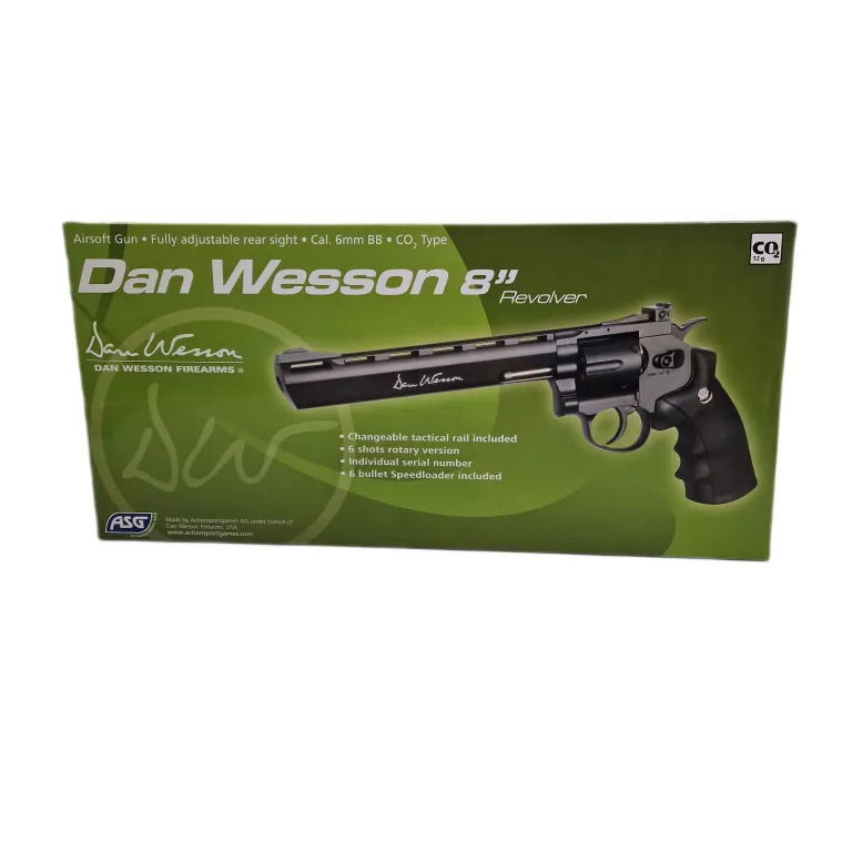 REWOLWER ASG CO2 DAN WESSON 8'' GREY