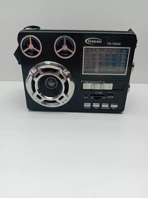 RADIO SOLARNE RETRO YUEGAN YG-722 US USB SD Z KABLEM