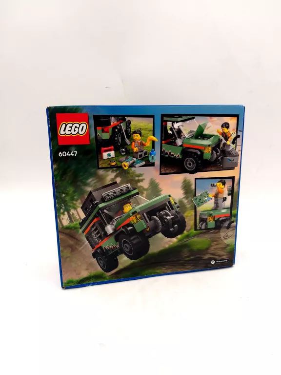 LEGO CITY 60447 GÓRSKA CIĘŻARÓWKA 4X4 TERENÓWKA Z WYCIĄGARKĄ DLA DZIECI