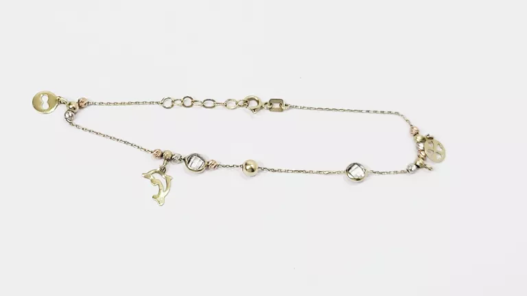 ŚLICZNA ZŁOTA BRANSOLETKA 14CT 2,28G 19CM